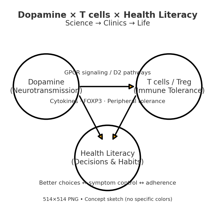 도파민 과학과 임상의 통합 이야기: 노벨상부터 T세포, 그리고 삶의 문해력까지